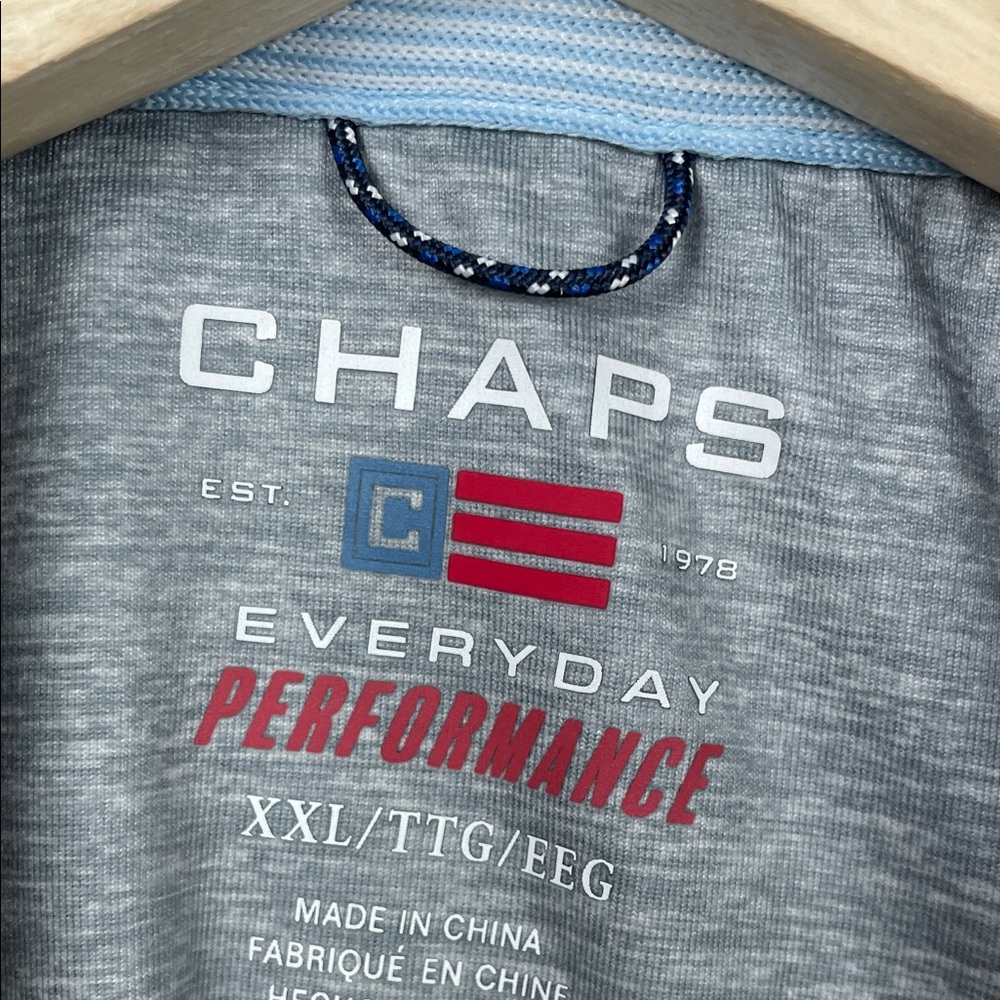 Chaps Everyday Performance Polo Resort Beach Floral Print Men's 2XL T Shirt - Picture 9 of 9